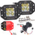 HT HOUSE TUNING 40W LED Flush mount Headlight with harness kit