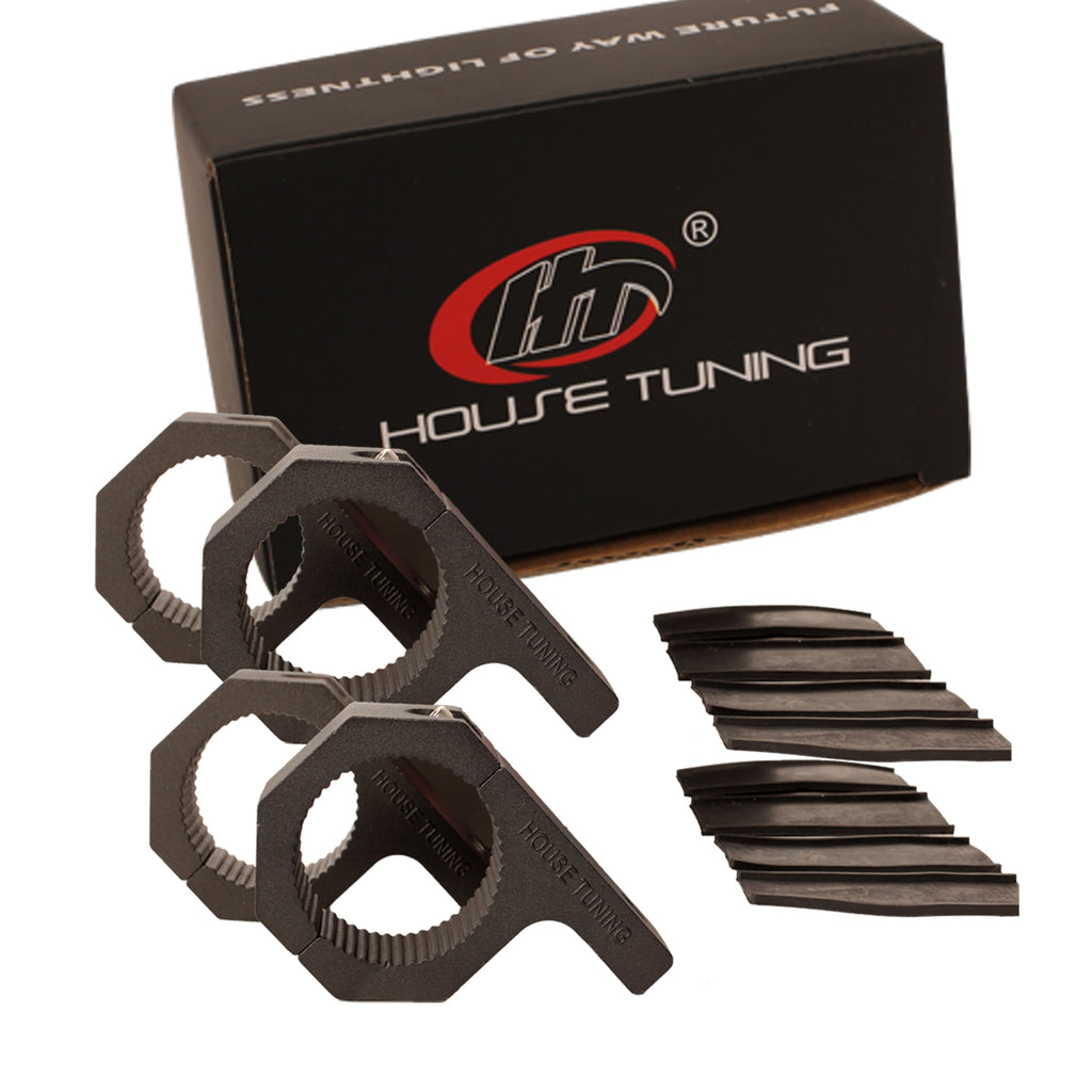 HOUSE TUNING 2" Roll Bar Clamps LED Light Bar brackets Mount Clamps,2 inch Tube Clamps(2"-4Pack)